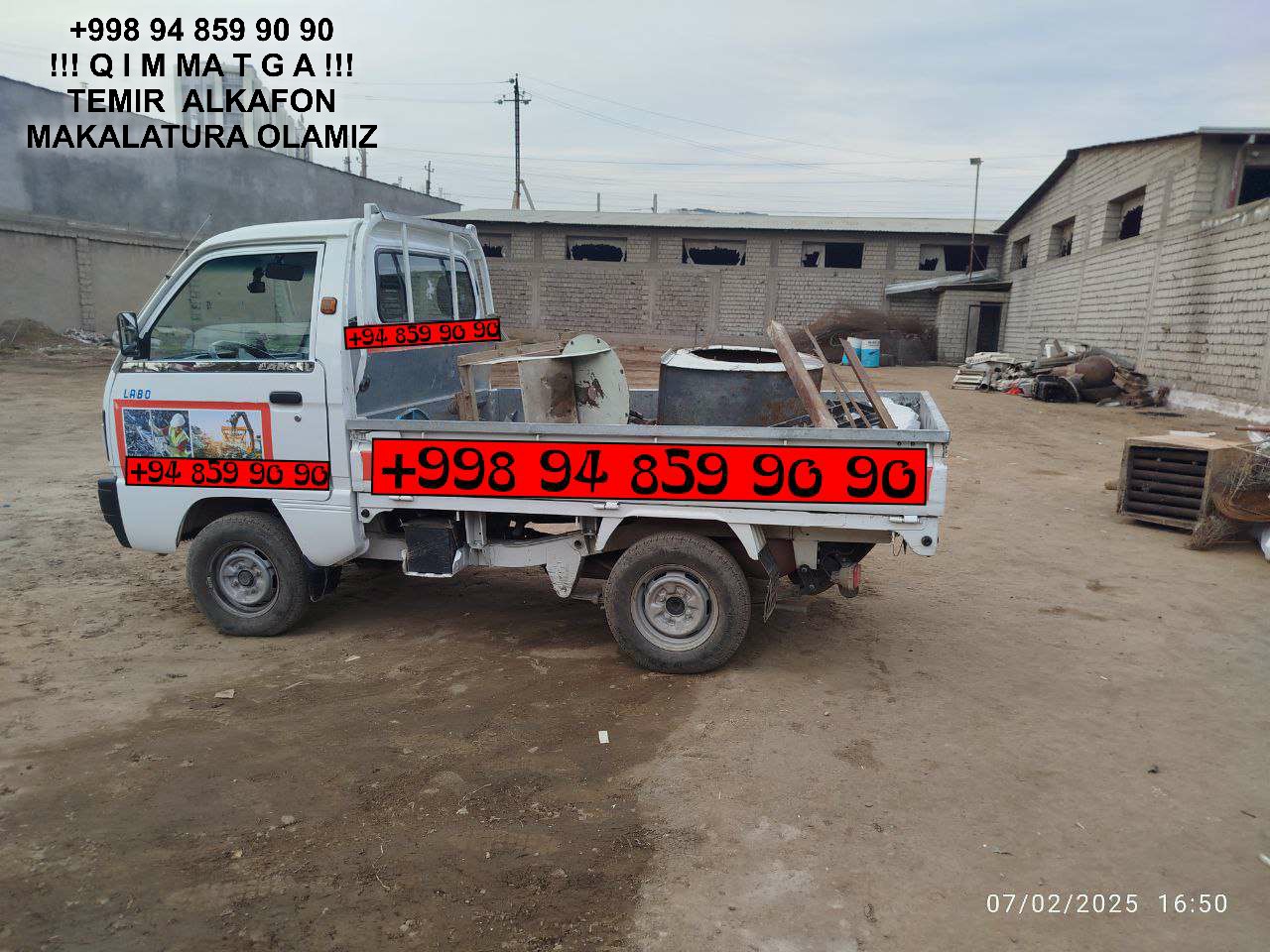 Metallolom qabul qilish Mirobod