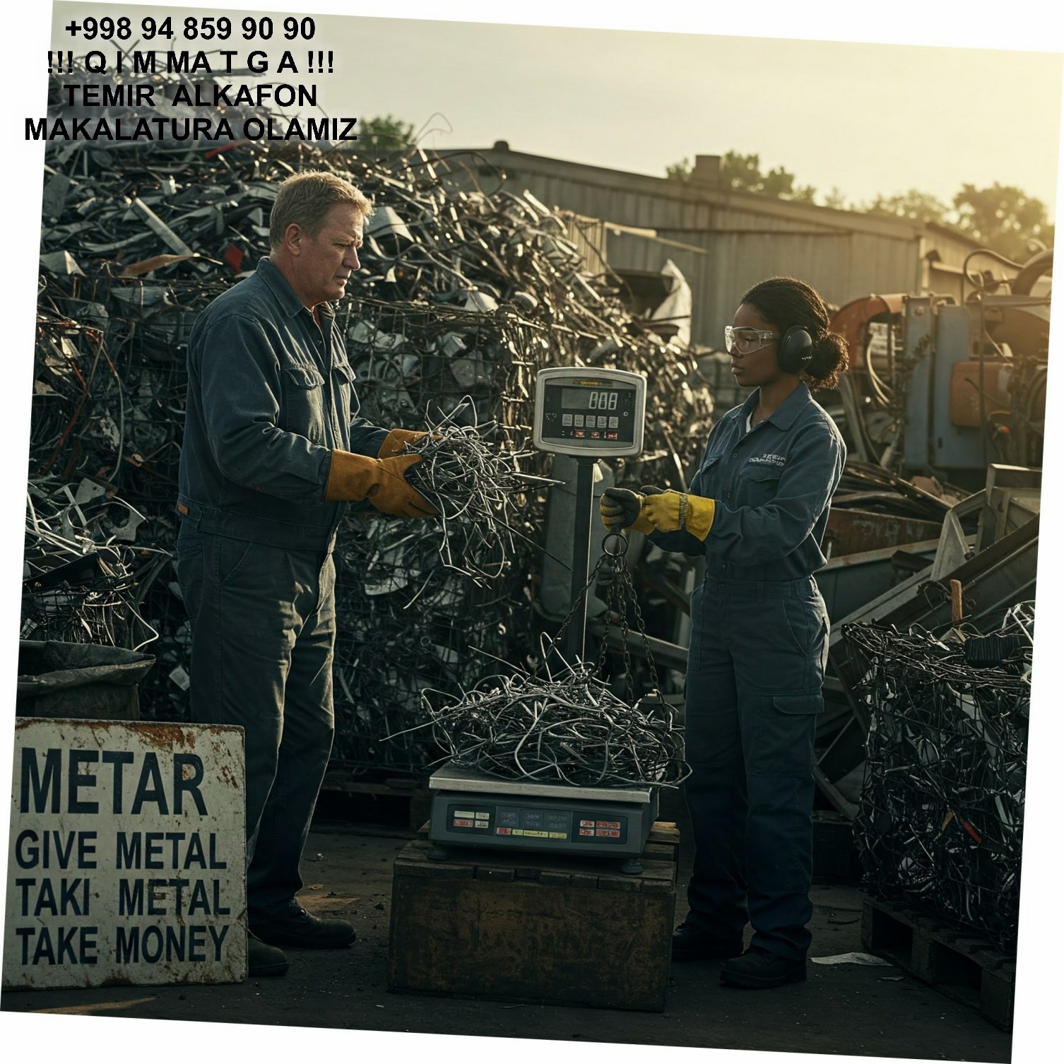 Metallolom qabul qilish Olmaliq