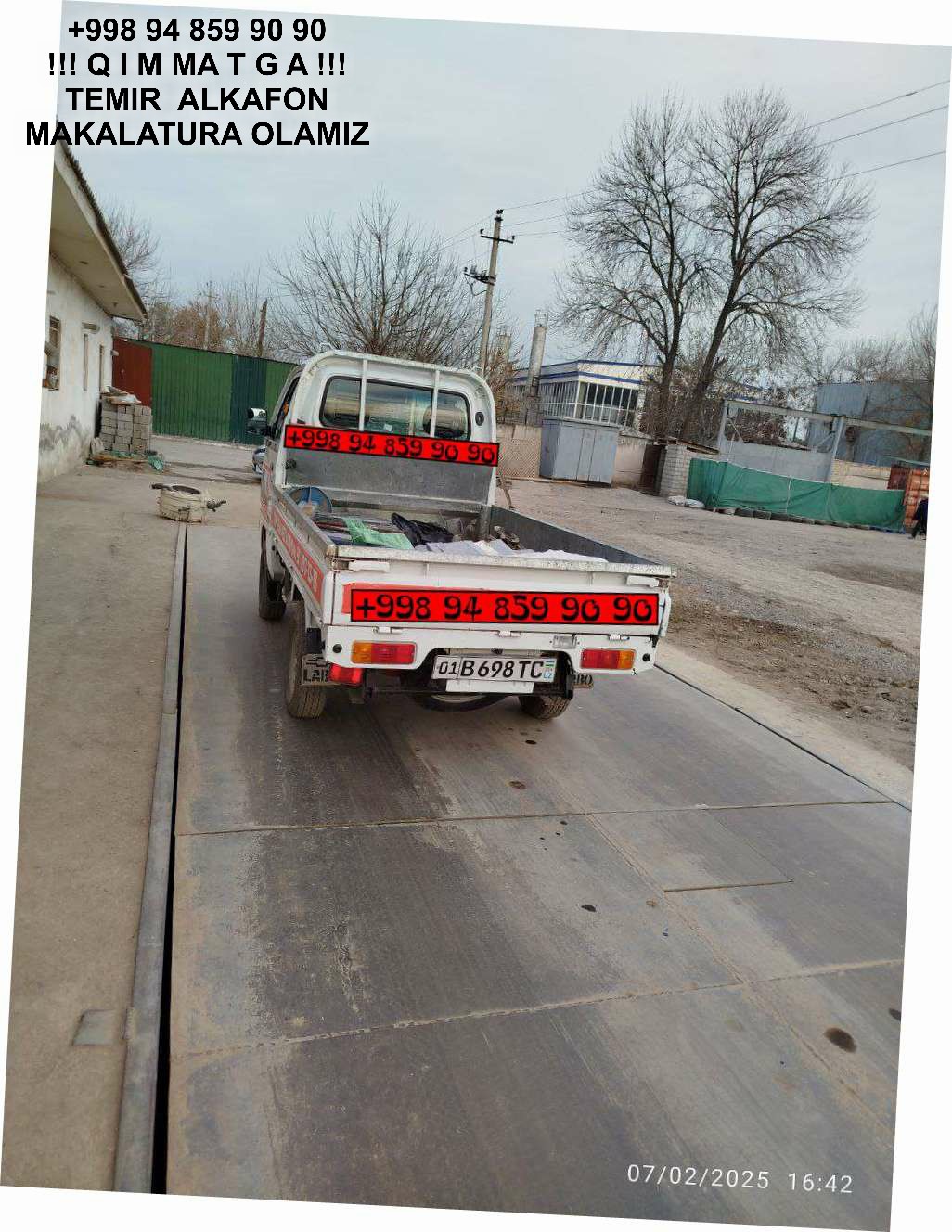 Metallolom qabul qilish Nukus